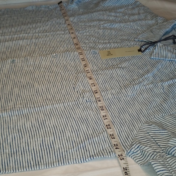 Knit Cotton Shirt Men's XXL Stripe NEW Long Sleeve Cozy Soft NWT 🎉HP🎉 - Picture 8 of 10